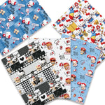 serviettes hello kitty patchwork coton polyester bleu blanc rouge jaune enfantines decoratives opaques