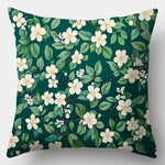 coussins imprimés double face fleurs marguerite vintage polyester taille 35 45 50 60 cm