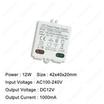 driver led 12v 10w 830ma 12w 24v 500ma blanc moderne