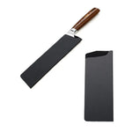 protège couteau noir adhésif durable moderne protection cuisine matériau métal