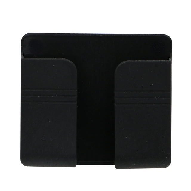 support mural smartphone télécommande rangement stockage adhésif blanc gris moderne minimaliste rechargeable organisateur