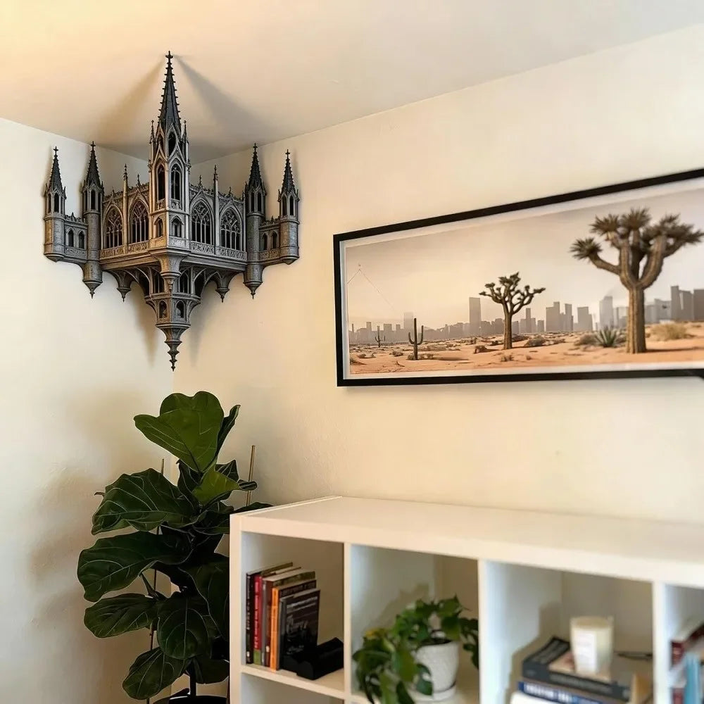 décoration murale cadre sculpture cube toile araignée chauve souris ampoule cage géométrique moderne minimaliste
