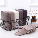 serviettes bain coton animal compagnie motif beige sèchent rapidement classiques