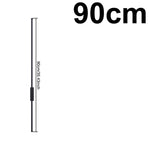 lampe led moderne noire fixée mur 120cm 6500k 4500k 3000k aluminium minimaliste
