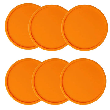 sous verres silicone respectueux environnement noir résistants chaleur antidérapants modernes 9cm