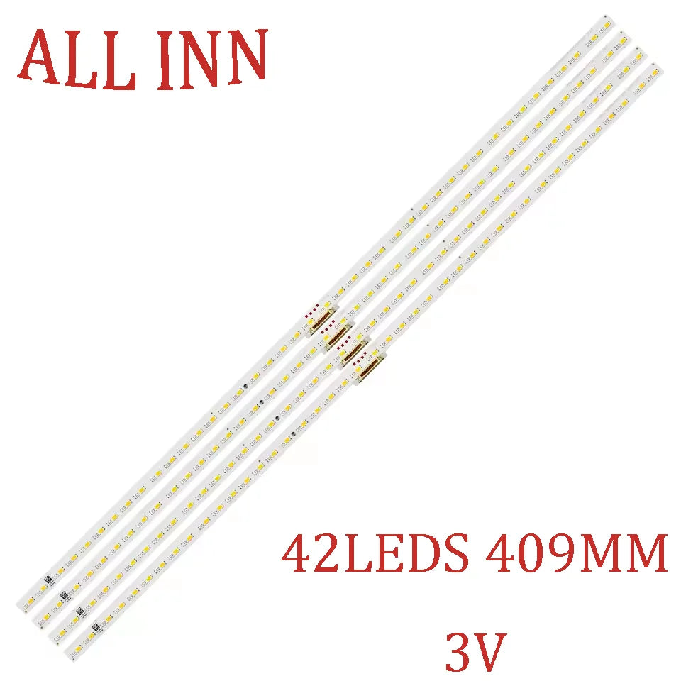 ruban led blanc moderne 42 leds 409 mm 3v connecteurs