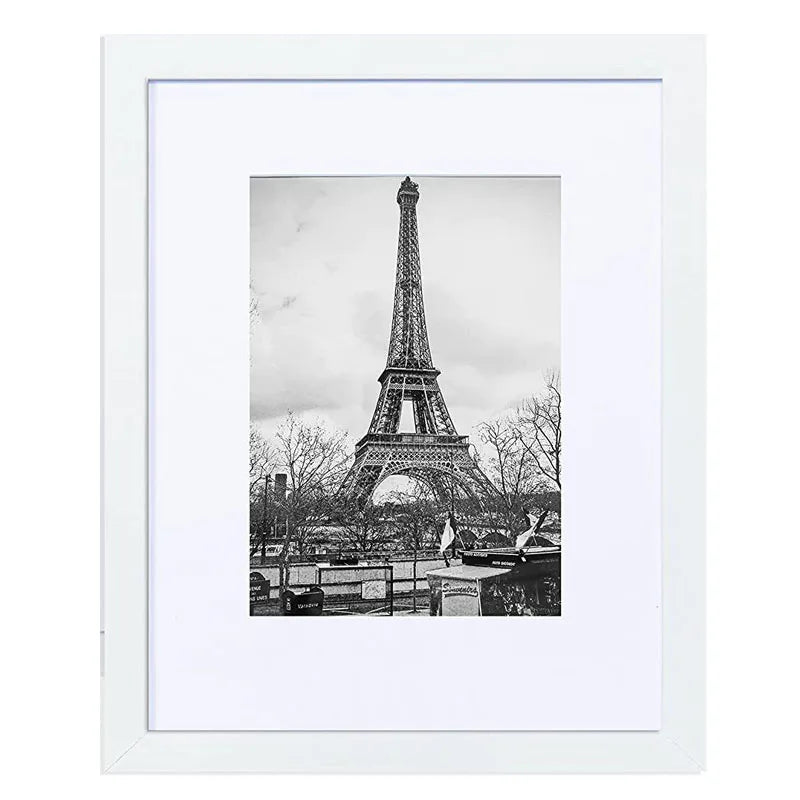 cadres photo modernes noir blanc mat amovible tour eiffel 5x7 8x10 11x14
