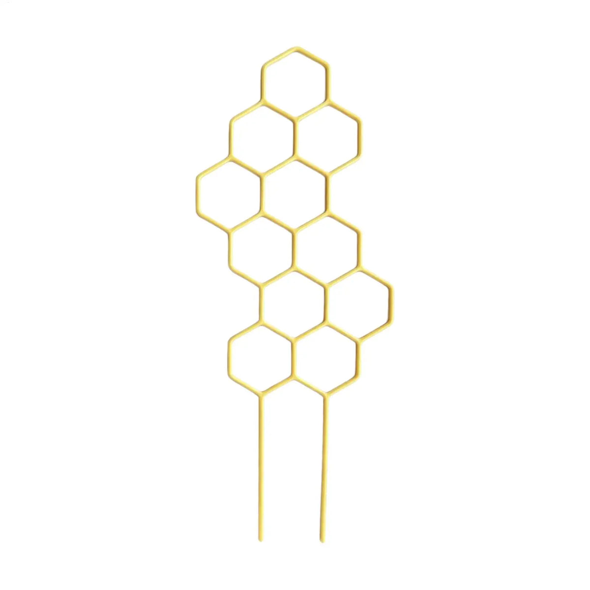 treillis plastique nid d'abeille jaune doré plantes grimpantes fleurs balcon jardin moderne minimaliste