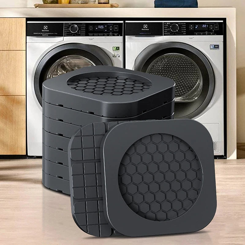 pads anti vibration anti glissement adhésifs noirs hexagonaux modernes machines électroménager pièces