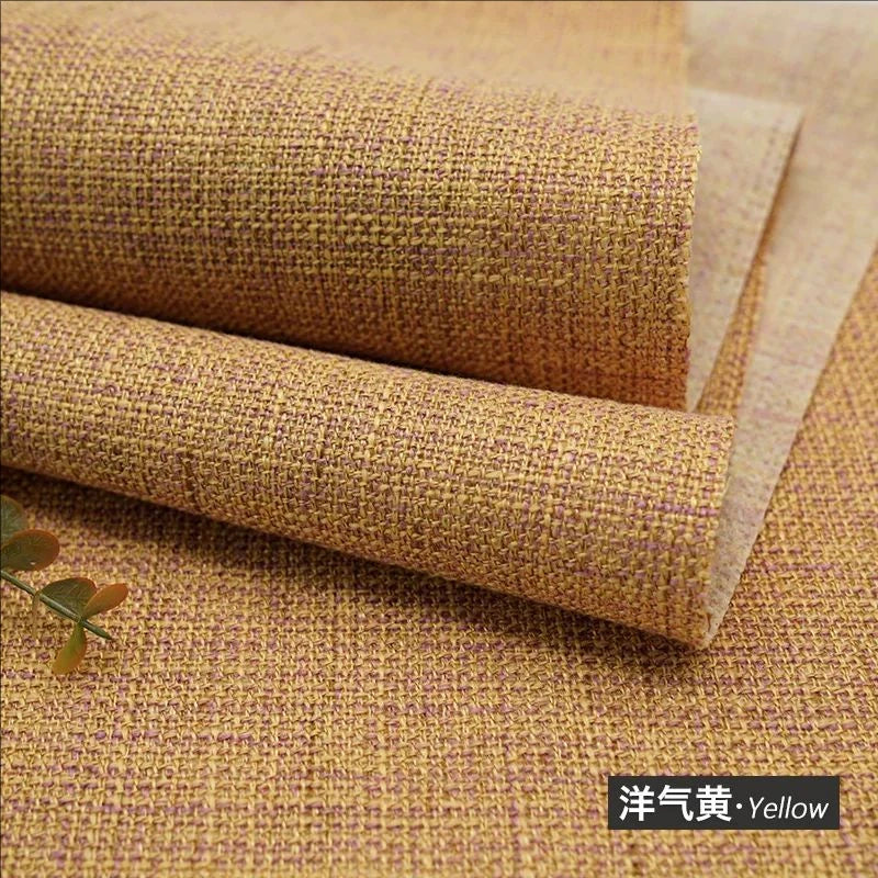 tissu maison coton lin résistant gris rose bleu texture moderne 100x150cm 350g/m