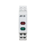 interrupteur électrique blanc rouge moderne rail voyants lumineux ac dc 230v