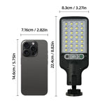projecteurs solaires extérieurs modernes ip65 led économie énergie noir interrupteur sensoriel 270deg