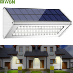 Lampe solaire 48 LED alliage aluminium extérieur