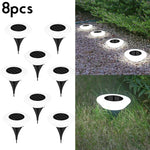 lumière solaire led moderne autoadhésive extérieure blanc ip65 12vacs 4pcs 8pcs