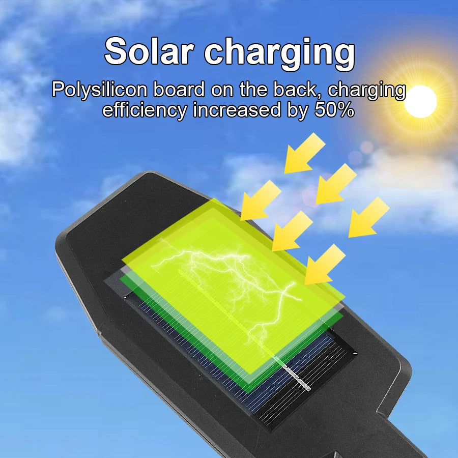 lampe solaire extérieure ip65 led moderne télécommande détecteur mouvement étanche noir
