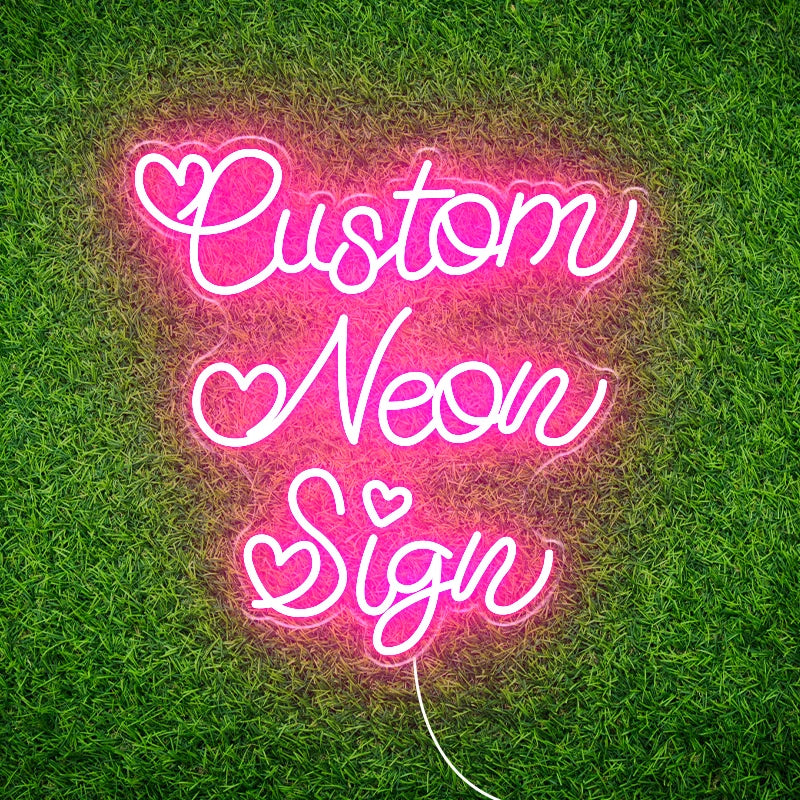 enseigne led personnalisée décoration murale lumineuse texte moderne mariage anniversaire cadeau original intérieur