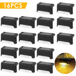 lumière solaire marron blanc moderne extérieure jardin patio escaliers décoration éclairage led vis fixations
