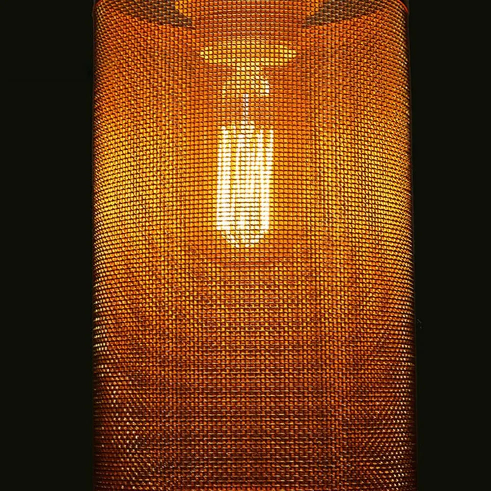 abat jour moderne or maille fine opacité intérieur décoration maison luminaire simple led