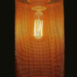 abat jour moderne or maille fine opacité intérieur décoration maison luminaire simple led