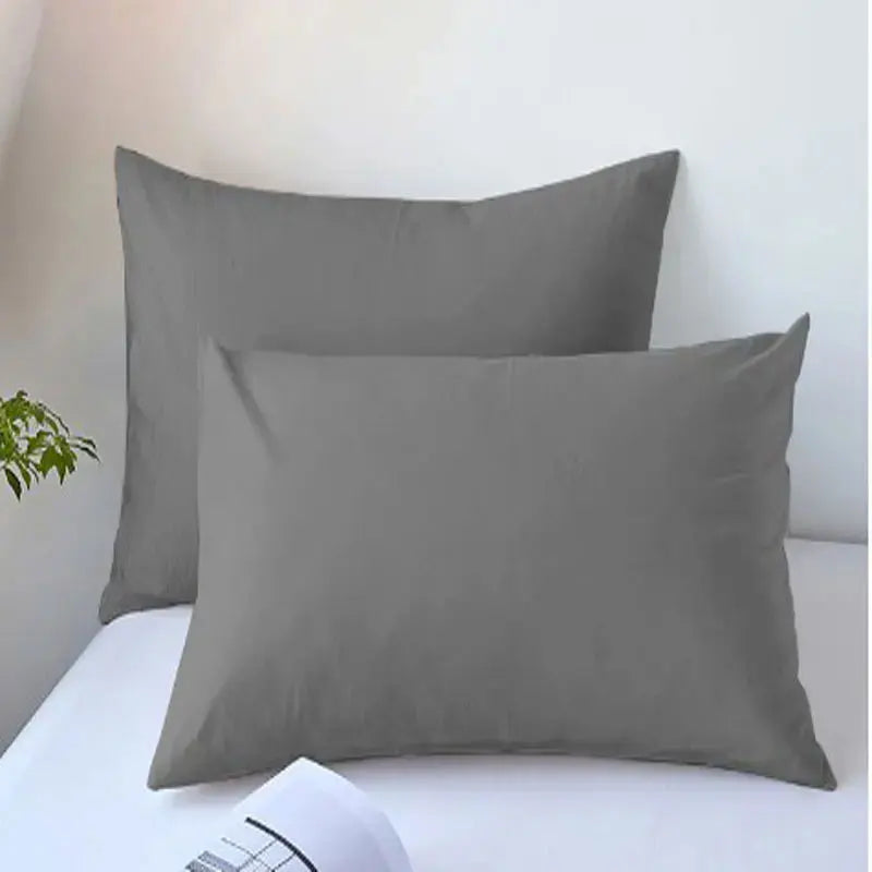 taies d'oreiller douces polyester coton rectangulaires minimaliste bleu blanc gris rose