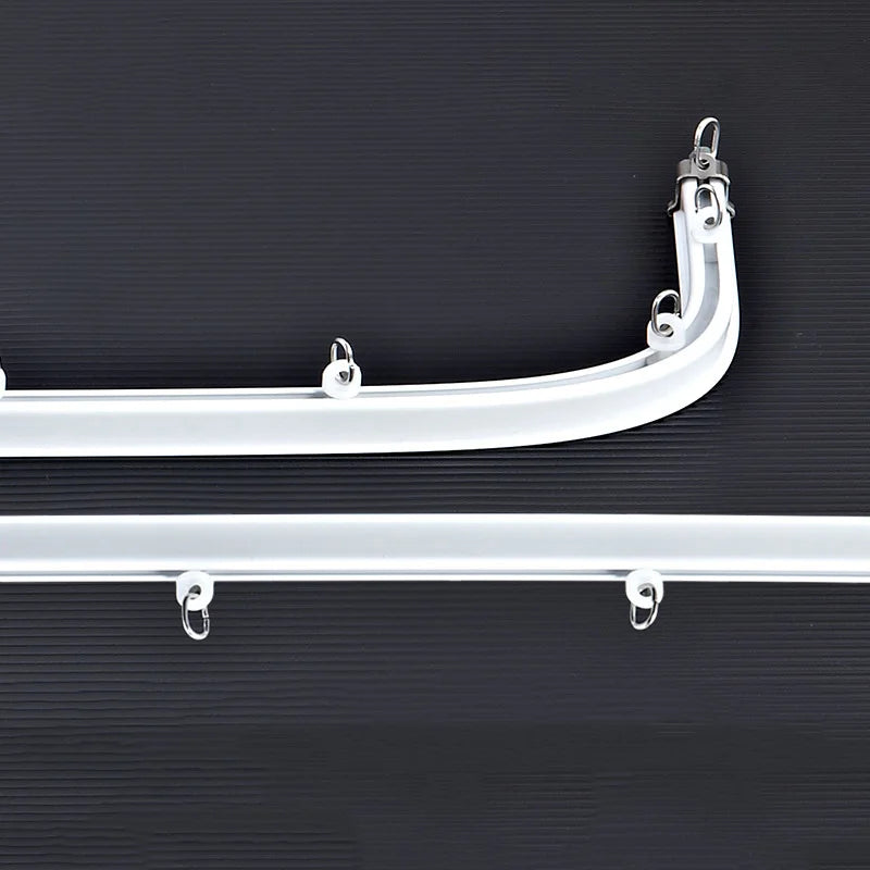 Rail pliable à 135 degrés, adapté aux fenêtres d'angle modernes
