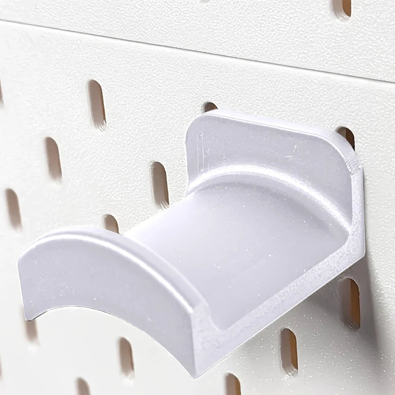 support casque noir blanc moderne adhésif organiser plastique gọn