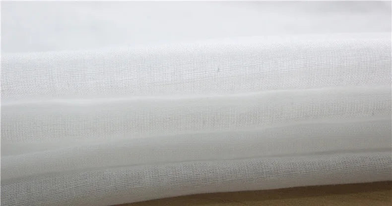 tissu coton blanc largeur 150cm opacité texture douce simple éco friendly