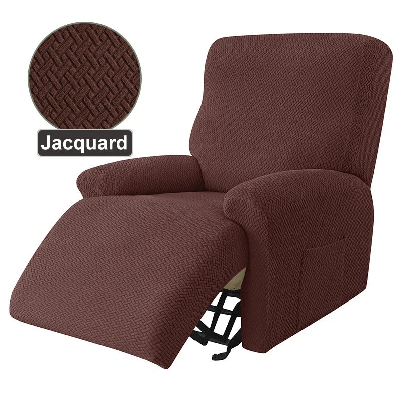 housses fauteuil gris tissu jacquard moderne élastique accueil pièces