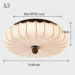 luminaire tissu vintage moderne beige marron motifs floraux opacité variable éclairage quotidien chambre couloir