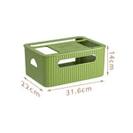 boîte rangement routeur décodeur tv gestion câbles organisateur moderne vert beige épuré