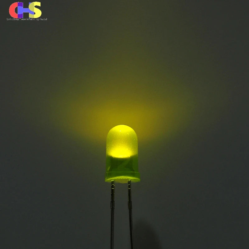 diodes led haute qualité super lumineuses rouge bleu vert orange blanc opalescentes 5mm standard