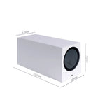applique murale led moderne ip65 gu10 éclairage intérieur extérieur noir blanc