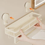 étagère murale moderne perforée clips adhésifs étagères crochets rangement salle bain