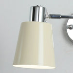 applique murale moderne bras articulé éclairage led blanc crème argenté chambre salon