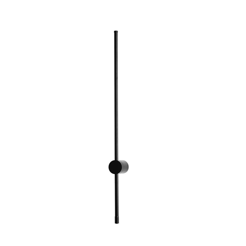 lampe murale moderne noire led tactile réglable 550 800 1000 1200 mm