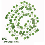 guirlande végétale artificielle feuilles rondes vert moderne 72 feuilles longueur 200cm extérieur