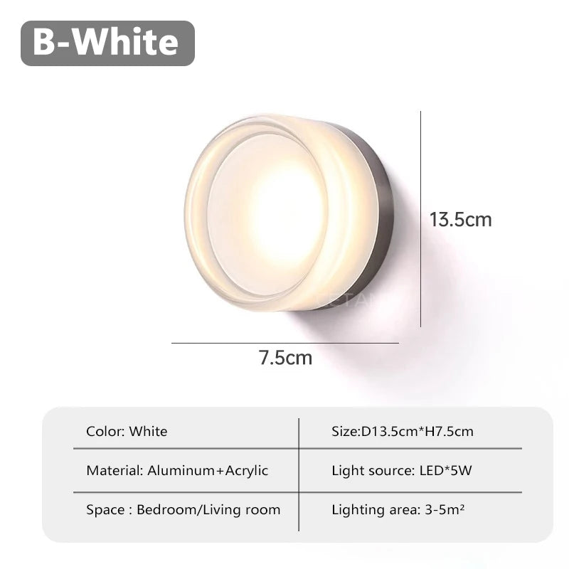 lampe murale moderne vert blanc jaune doré rayures verticales adhésive éclairage quotidien chambre salon