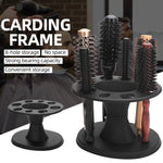 organisateur brosses peignes coiffure emplacements moderne minimaliste surface mate vis