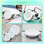 spots led blancs modernes clips métalliques 3w 5w 7w 9w 12w 15w 220v