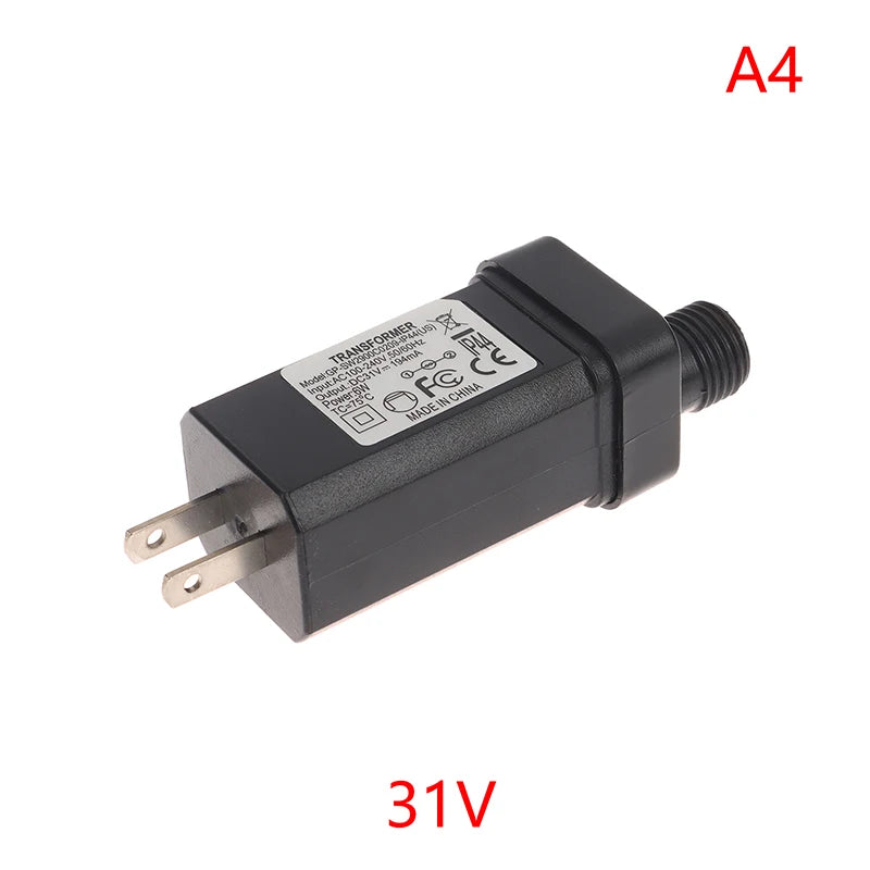 transformateur électrique 24v 6w led noir moderne prise secteur adaptateur commutateur ip44 étanche