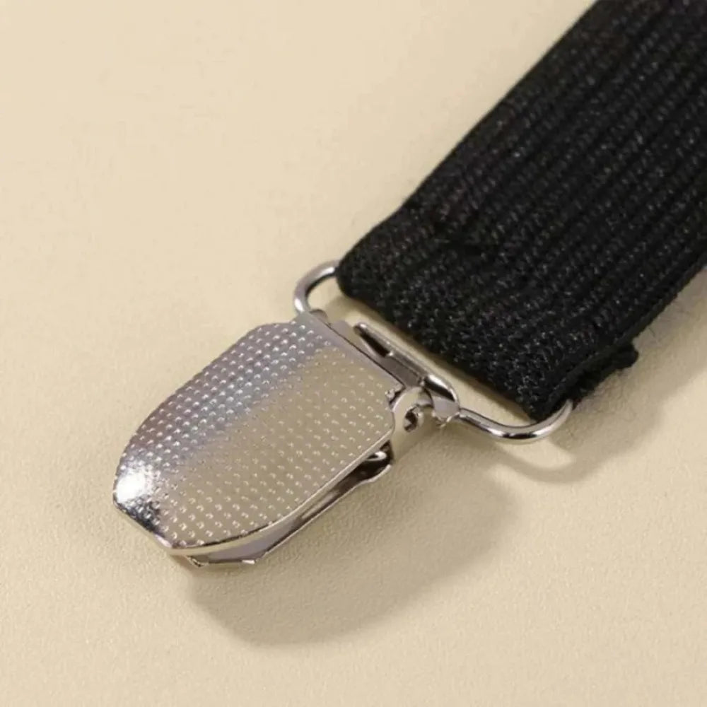 sangles lit réglables clips métalliques lot noir anti tirage fixations modernes housewares