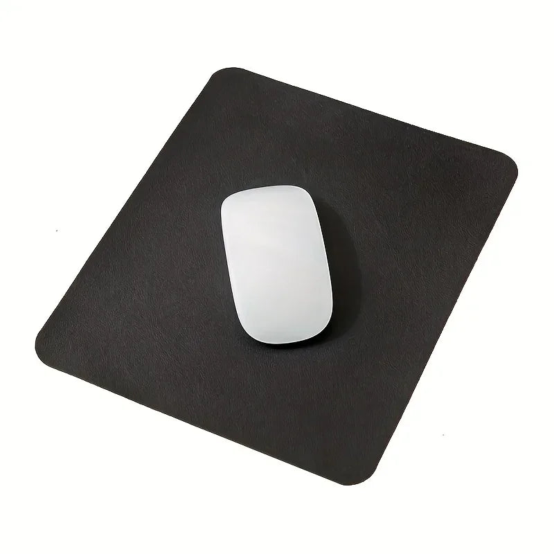 tapis souris cuir rose clair noir texture moderne antidérapant facile nettoyer gaming