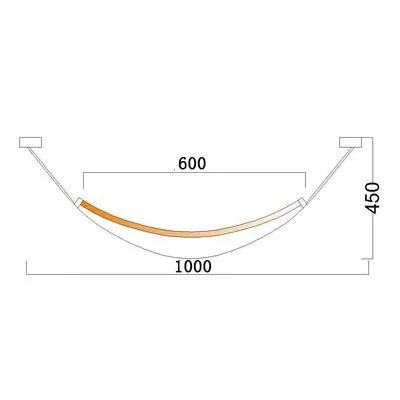 suspension lumineuse moderne marron clair blanc clips dorés 100cm 120cm 150cm 170cm lumière froide