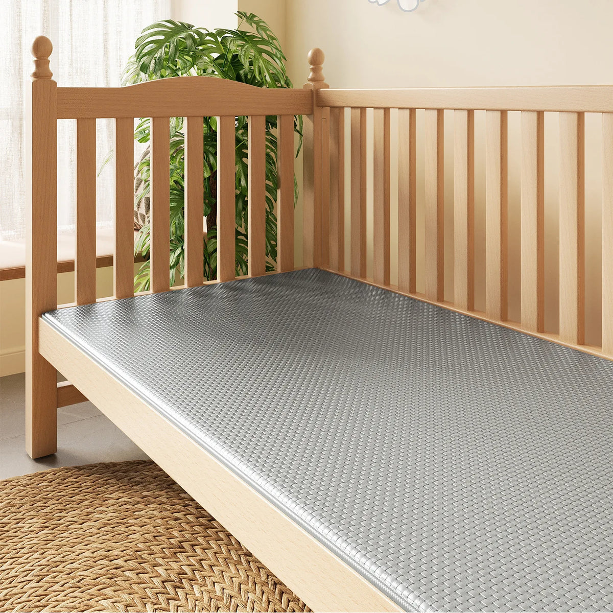 tapis sol moderne tissé géométrique beige marron foncé 50cm 130cm 56cm 100cm 60cm 120cm