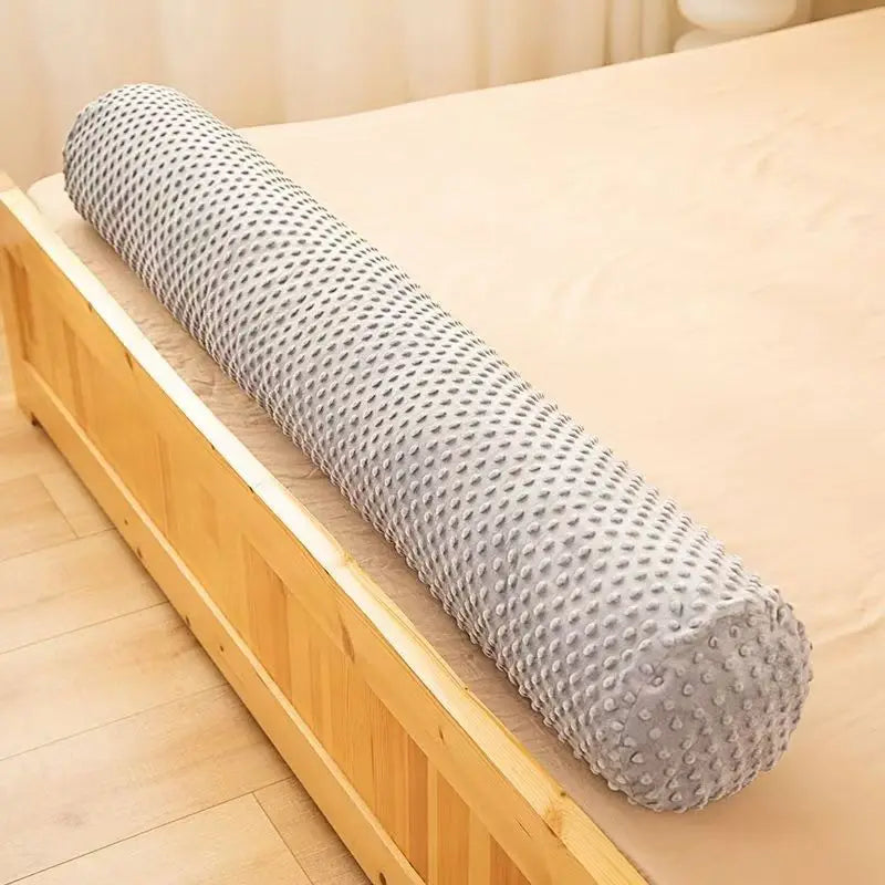 coussin ergonomique beige texture pointillée contemporain zip invisible amovible lavable 60cm 100cm