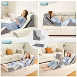 coussin inclinable multifonctionnel blanc gris tissu imprimé velcro ajustable moderne