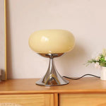 lampe table moderne vert blanc noir verre métal scandinave interrupteur bouton éclairage intérieur salon