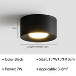 plafonnier led spot blanc moderne rond acrylique luminaire intérieur salon chambre salon couloir
