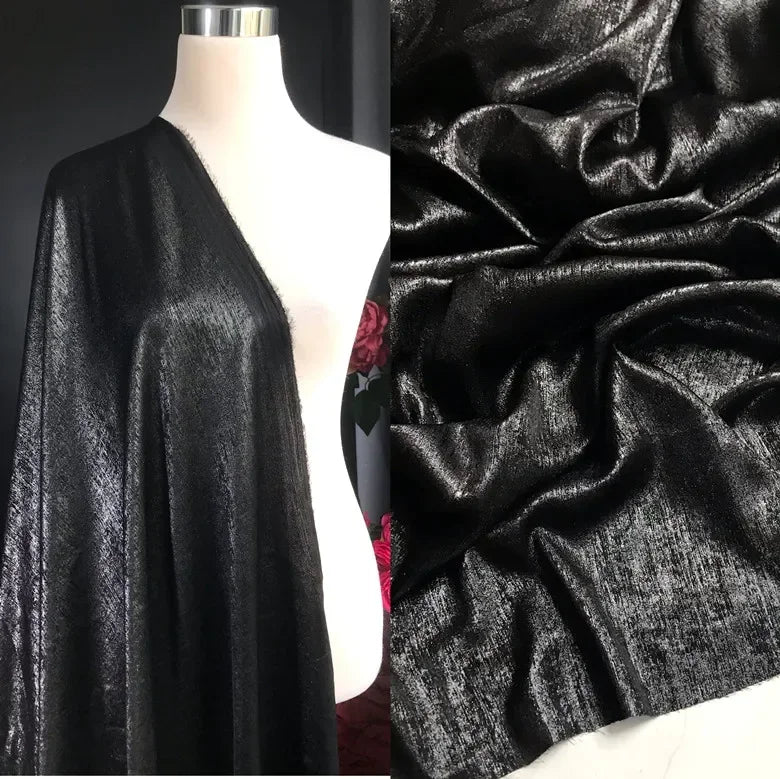 tissu velours pailleté doré bleu noir brillant robe glamour couture décoration événementnels