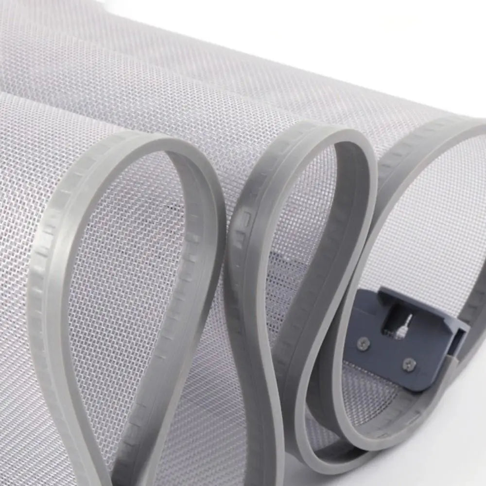 rideau porte pliable gris maille fine moderne résistant moustiques